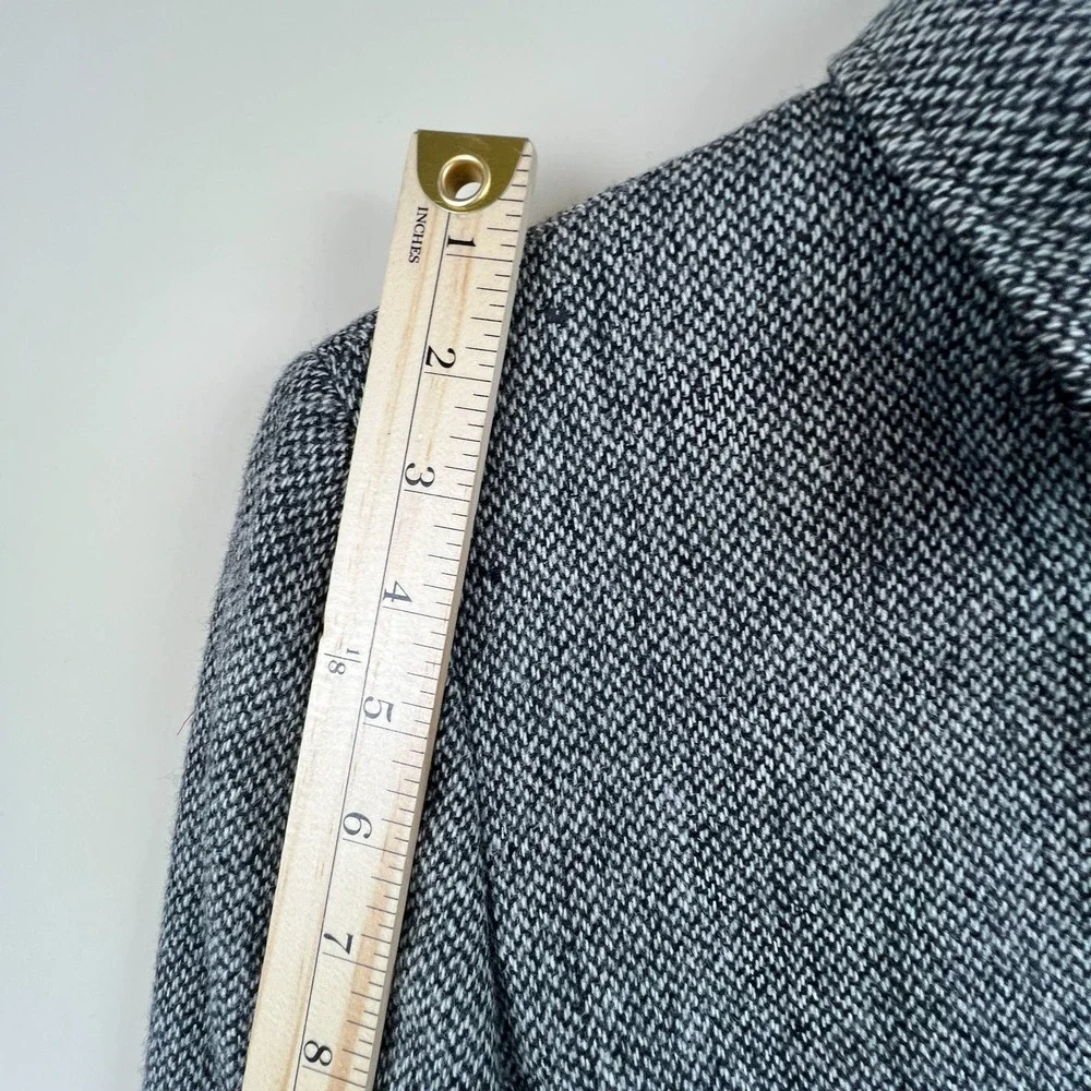 Lauren Ralph Lauren Wool Jacket Size 8 HerringboneTweed Career Preppy‎ Flaws